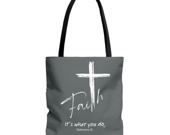 Faith Tote Bag Slate