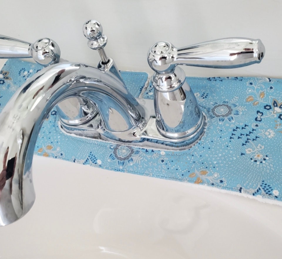Faucet Splash Catcher/Bathroom Sink Splash Catcher/Hole 6x2 inch