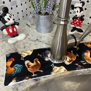 Drip Catcher, Kitchen Accessories, Sink Accessory, Faucet Bib, Faucet Splash, Faucet Mat, RV Kitchen Accessories