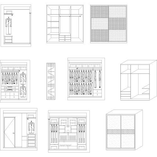 DWG Autocad 2D Blocks for Interior Designers Architectures - Etsy