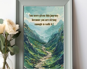 Neurodiversity Motivational Wall Art, Autism Acceptance (Digital Download)