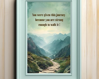 Neurodiversity Awareness Print, Motivational Quote (Digital Download)