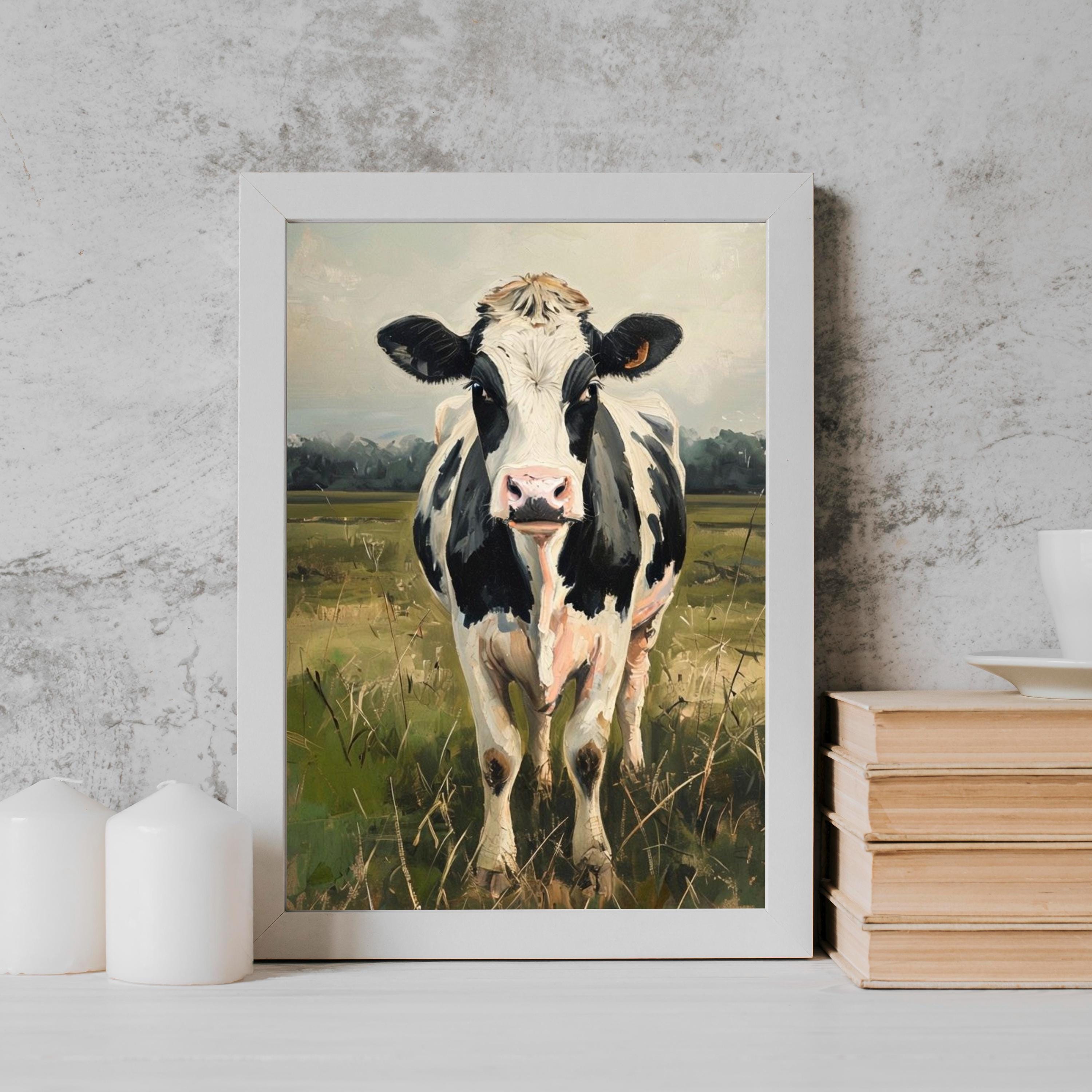 Highland Cow Print Abstract Farmhouse Animal Art digital Download highland-cow-print-abstract-farmhouse-animal-art-digital-download
