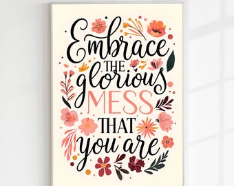 Neurodiversity wall art, Autism Awareness, Austism Acceptance, Motivational Phrase