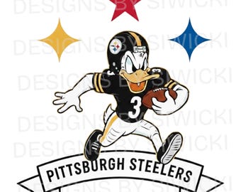 Arte de fan del pato gruñón de los Steelers / Decoración para la cueva del hombre de la NFL (Descarga digital)