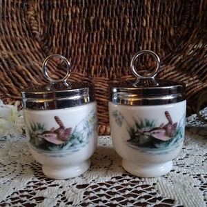 Royal Worcester Bird Egg Coddlers - Set of 2