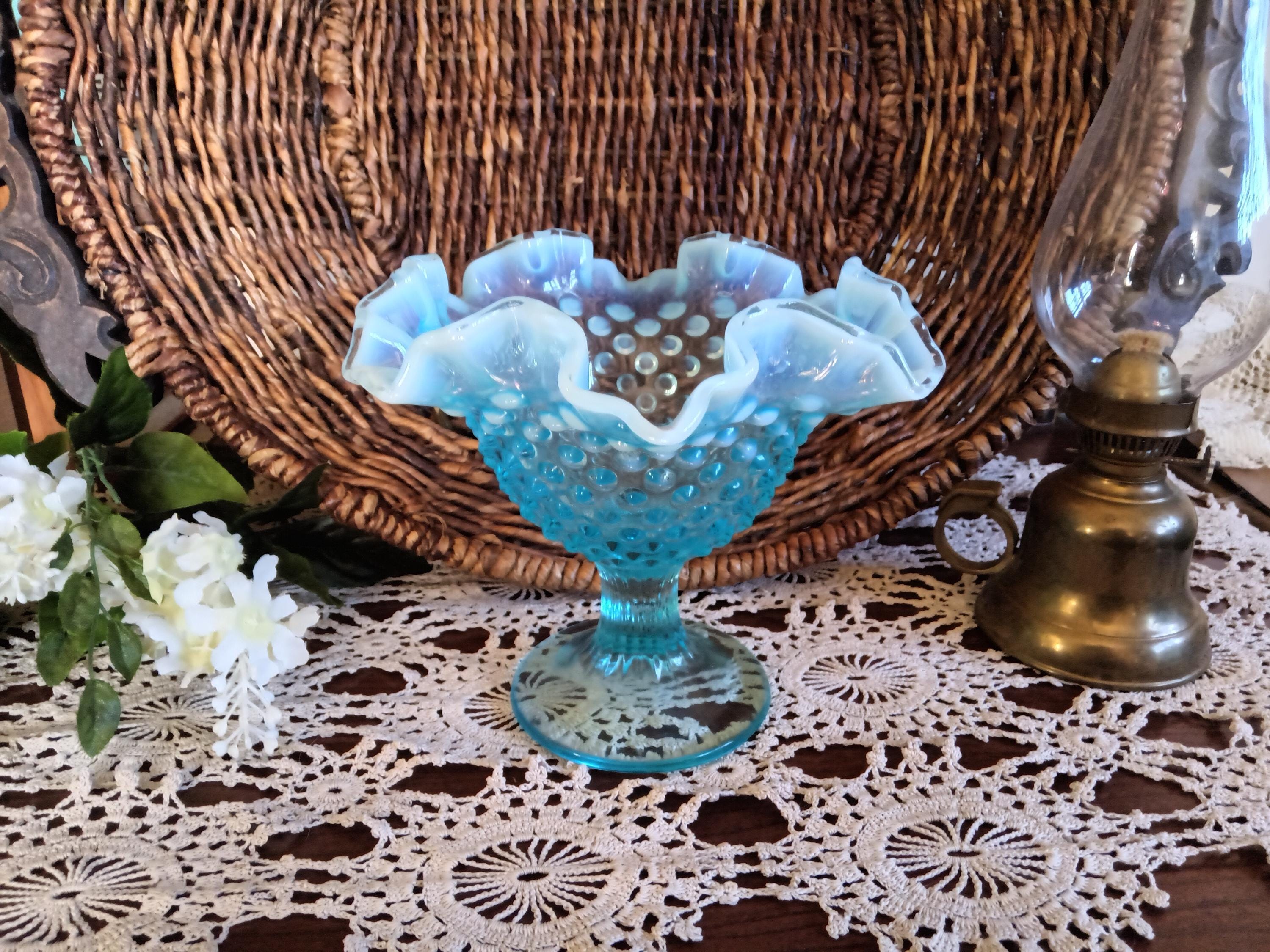 Fenton Blue Opalescent - Etsy