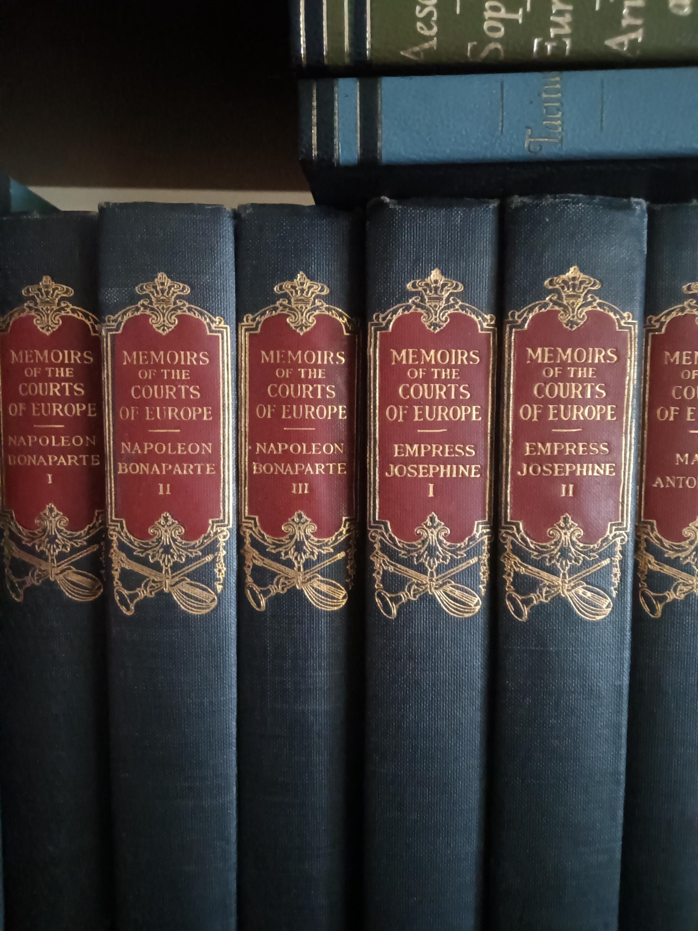 Memoirs of the Courts of Europe  Collier 1910 14 vol.