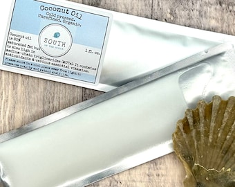 Coconut Oil Refill Pouch - Organic, Unrefined, Cold-pressed