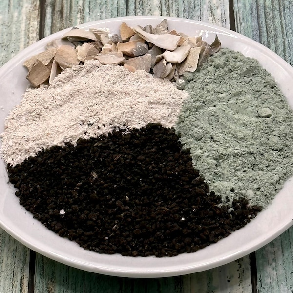 The 24/7 Mix - Super Greensand, Worm Castings, Crushed & Powdered Coastal Shells. All organic.