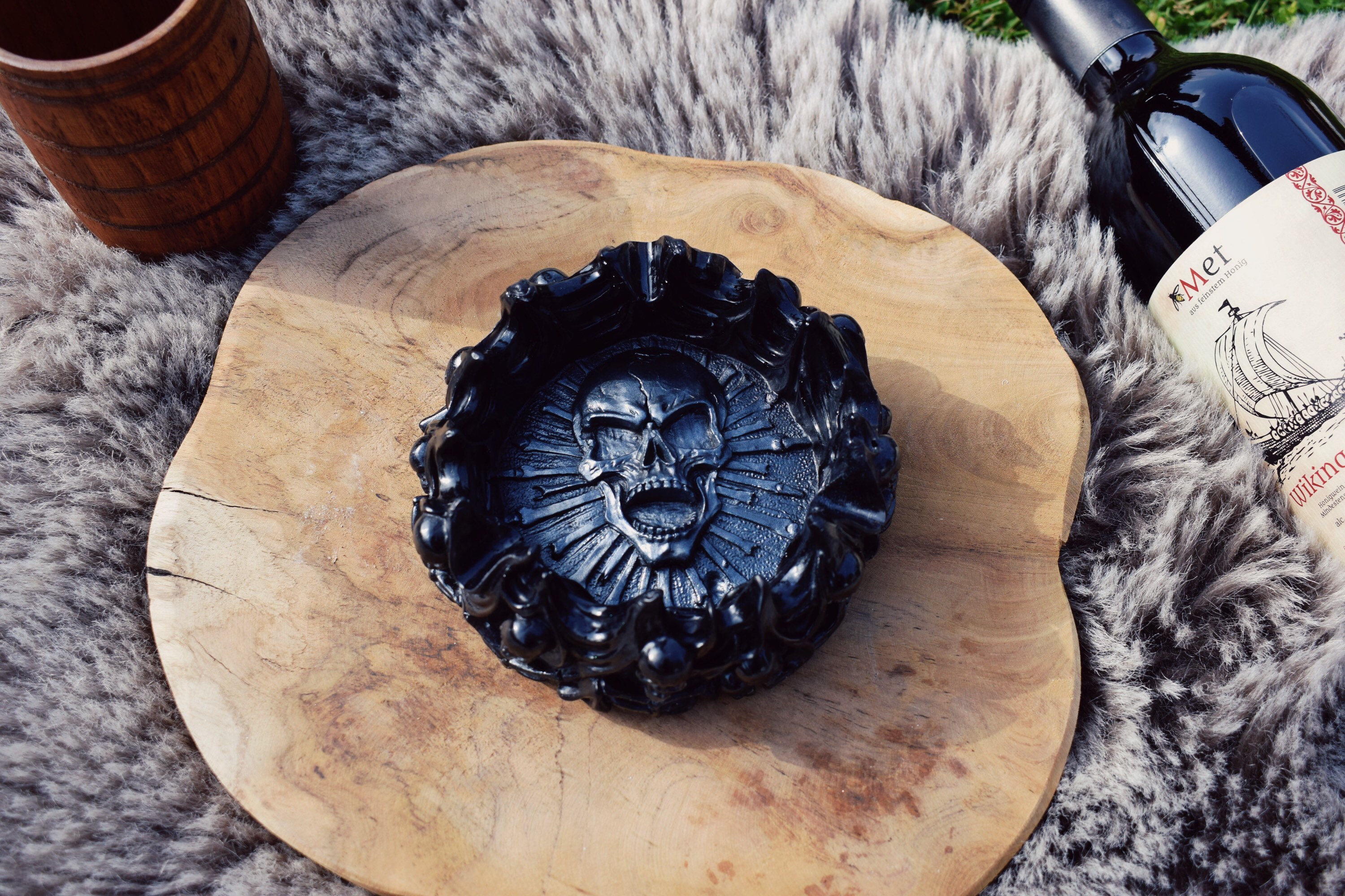 Cendrier Décoratif Pirate/ Tête de Mort