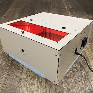 Laser Engraver Enclosure (includes all hardware. Assemble in 30 min)