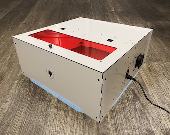 Caja para grabador láser (incluye todo el hardware. Montaje en 30 minutos)