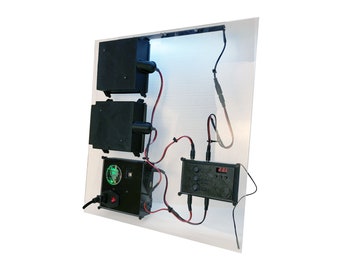 Kit de panel de control ambiental para impresora 3D DIY Lack IKEA V2 (filtración, refrigeración, luces, energía)