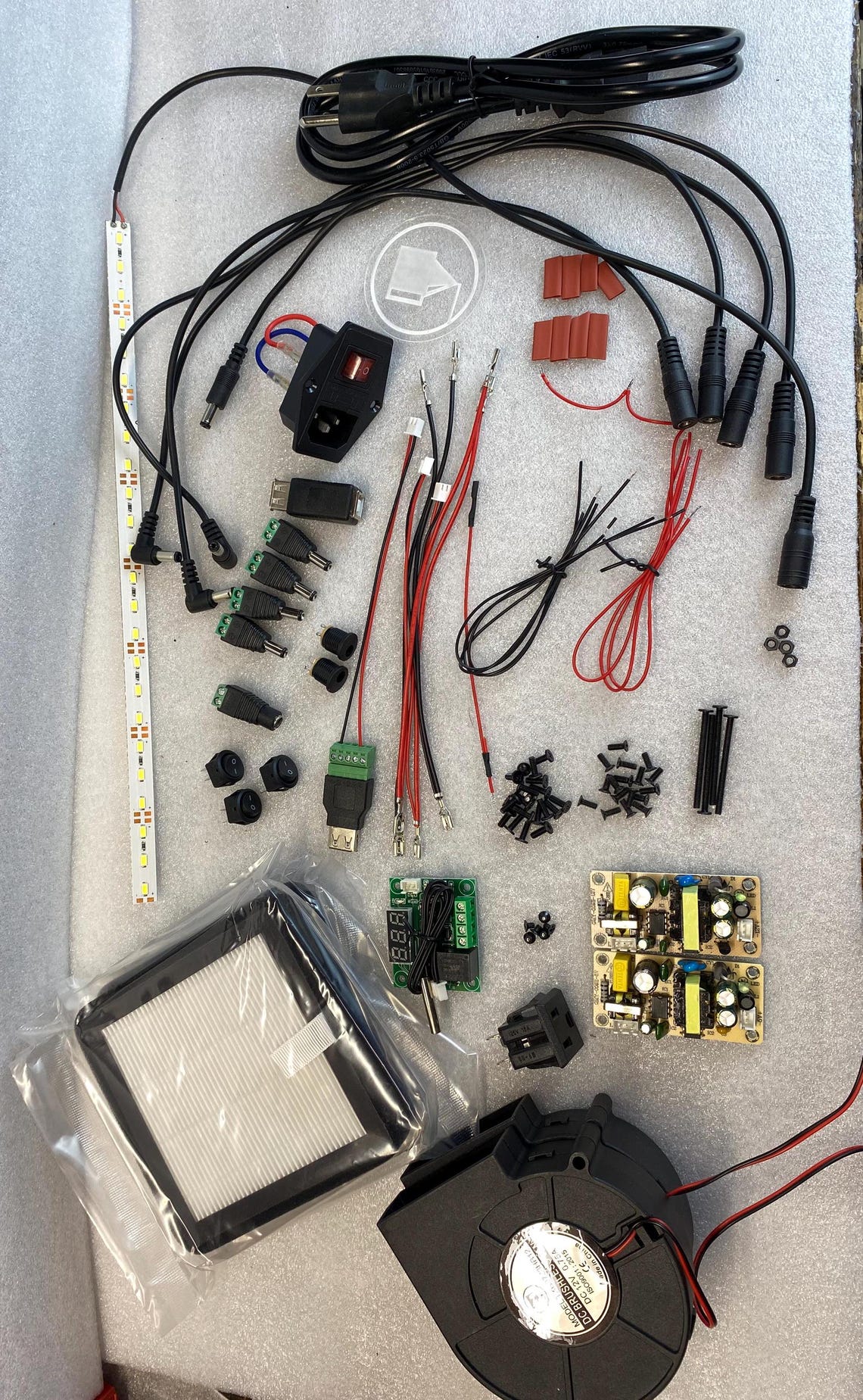 Lacking Panel DIY Lack IKEA V2 3D Printer Enclosure Environment Control Panel Kit ...
