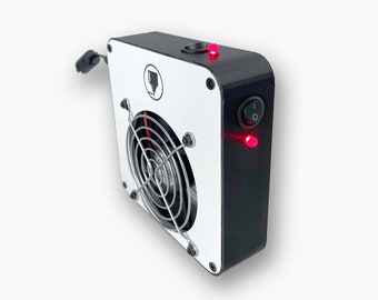 Purificador/filtrador/extractor de aire ligero para impresoras 3D con luz LED