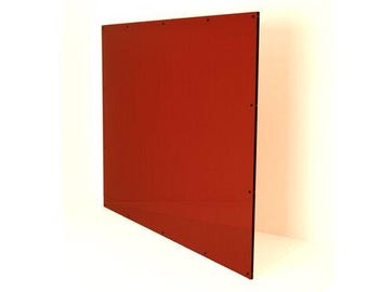 Protección láser acrílica roja (protección OD6)