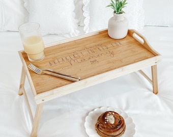 Personalised Breakfast In Bed Tray with Legs | Mother's Day Gift | Gifts for Her