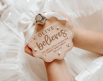 Personalised Believe Bell | Polar Express | Christmas Decor | Santa’s Bell