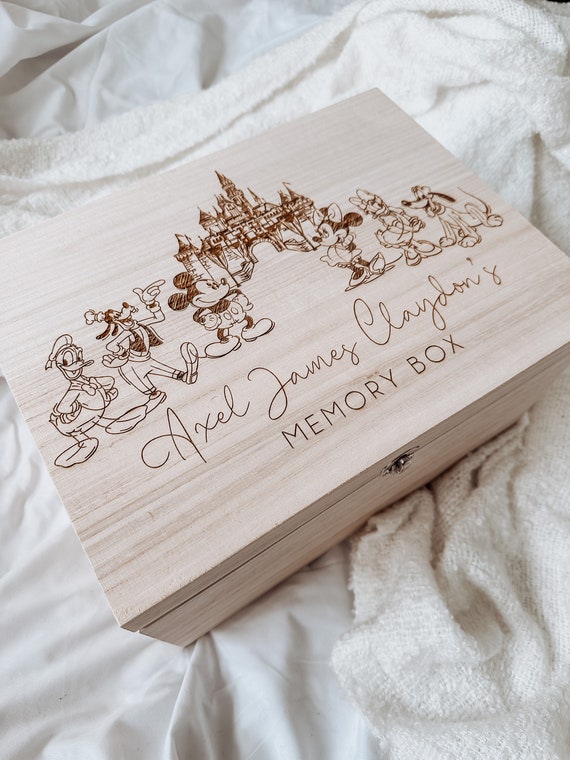 Personalized Wooden Disney Keepsake Box - Personalised Personalized Wooden Disney Keepsake Box - Personalised