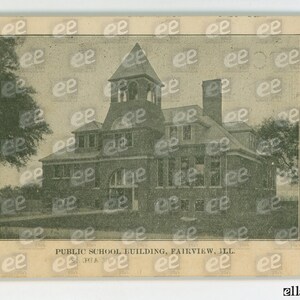 fichier numérique : Fairview School | de la collection de cartes postales vintage d’Ella