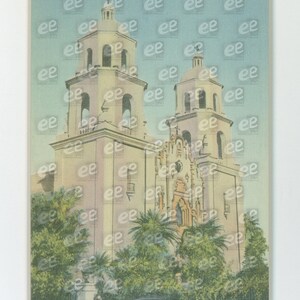 digitaal bestand: Kathedraal van San Augustin | uit de ansichtkaartencollectie van Ella