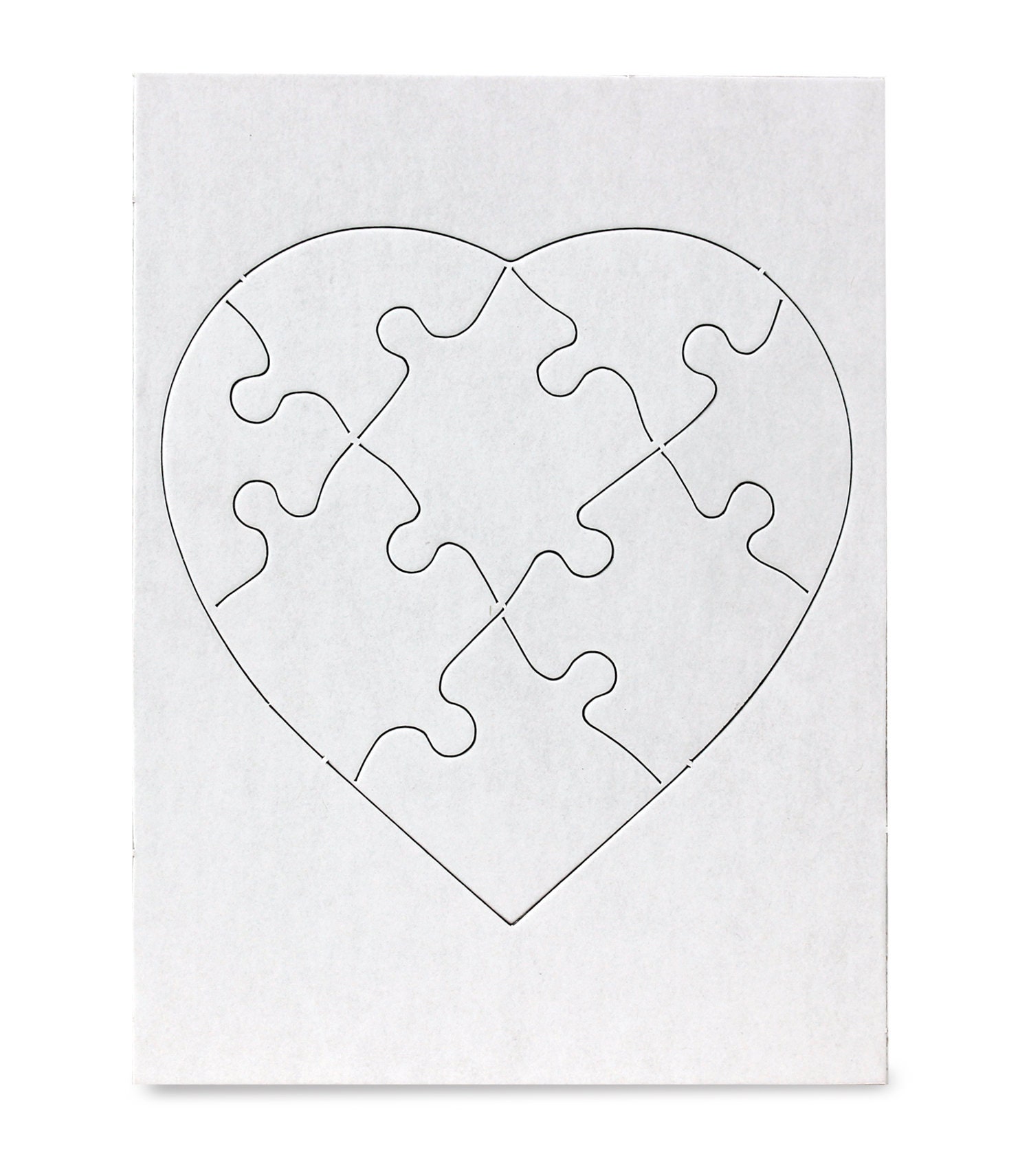 Heart 25 pc Sublimation Jigsaw Puzzle (6.7″ x 6.7″) –