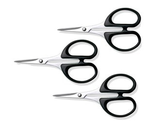 Precision™ Scissors- 3-Pack - 4" Craft Detail Scissors - Lifetime Warranty
