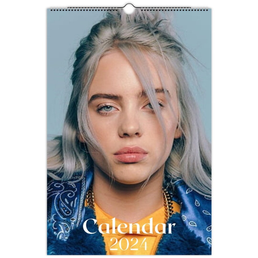 Billie Eilish 2024 Calendar Wall Calendar 2024 Photo Etsy Australia