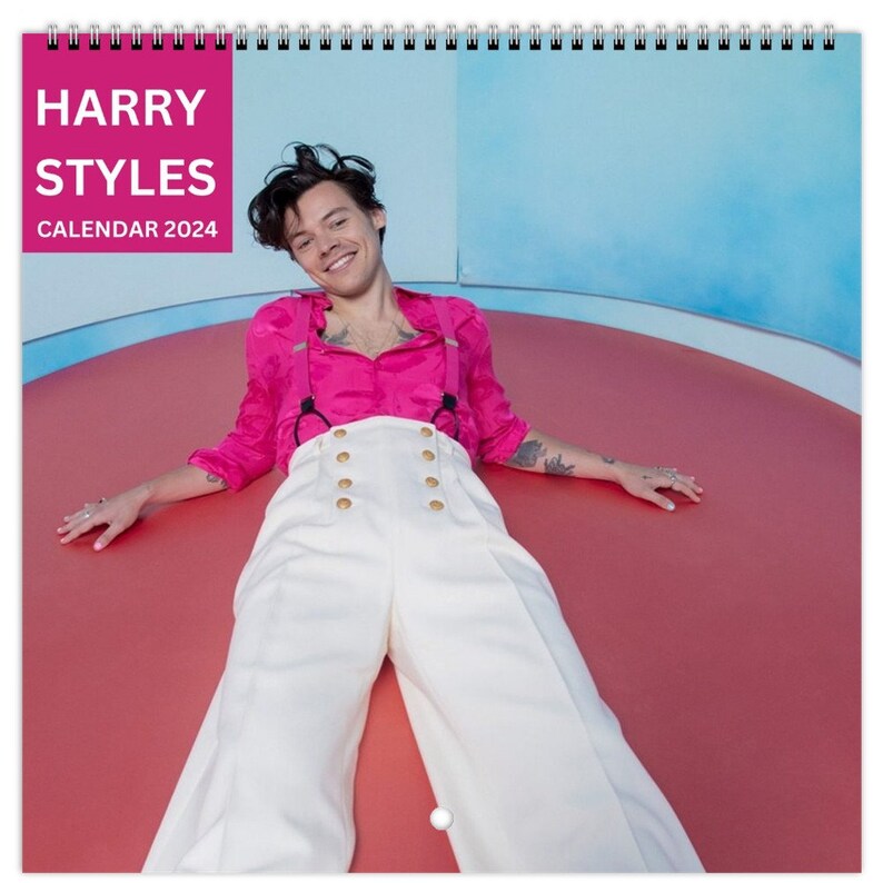 Harry Calendar 2024 Celebrity Calendar 2024 Wall Calendar Etsy