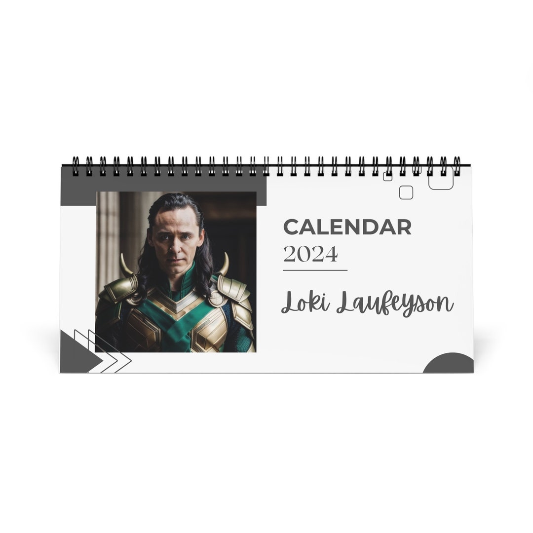 Loki Tom Hiddleston Calendar 2025 Desk Calendars Celebrity Etsy Australia