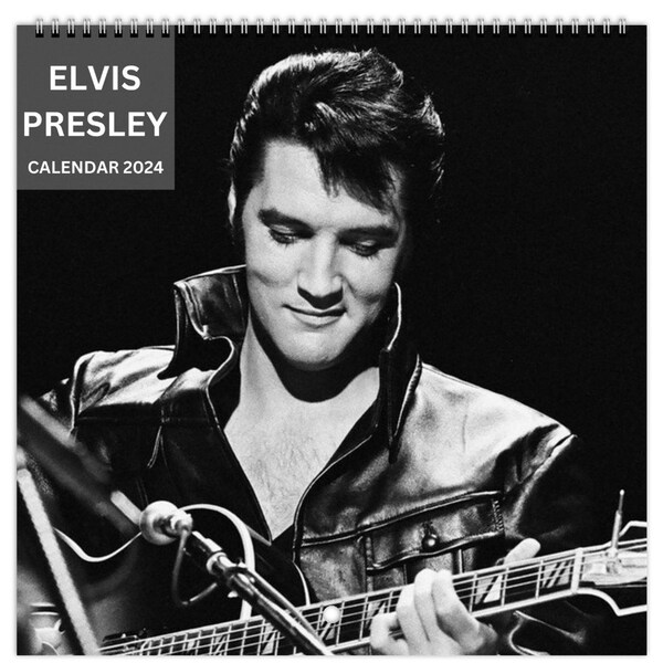 Elvis Presley 2024 Calendar Etsy