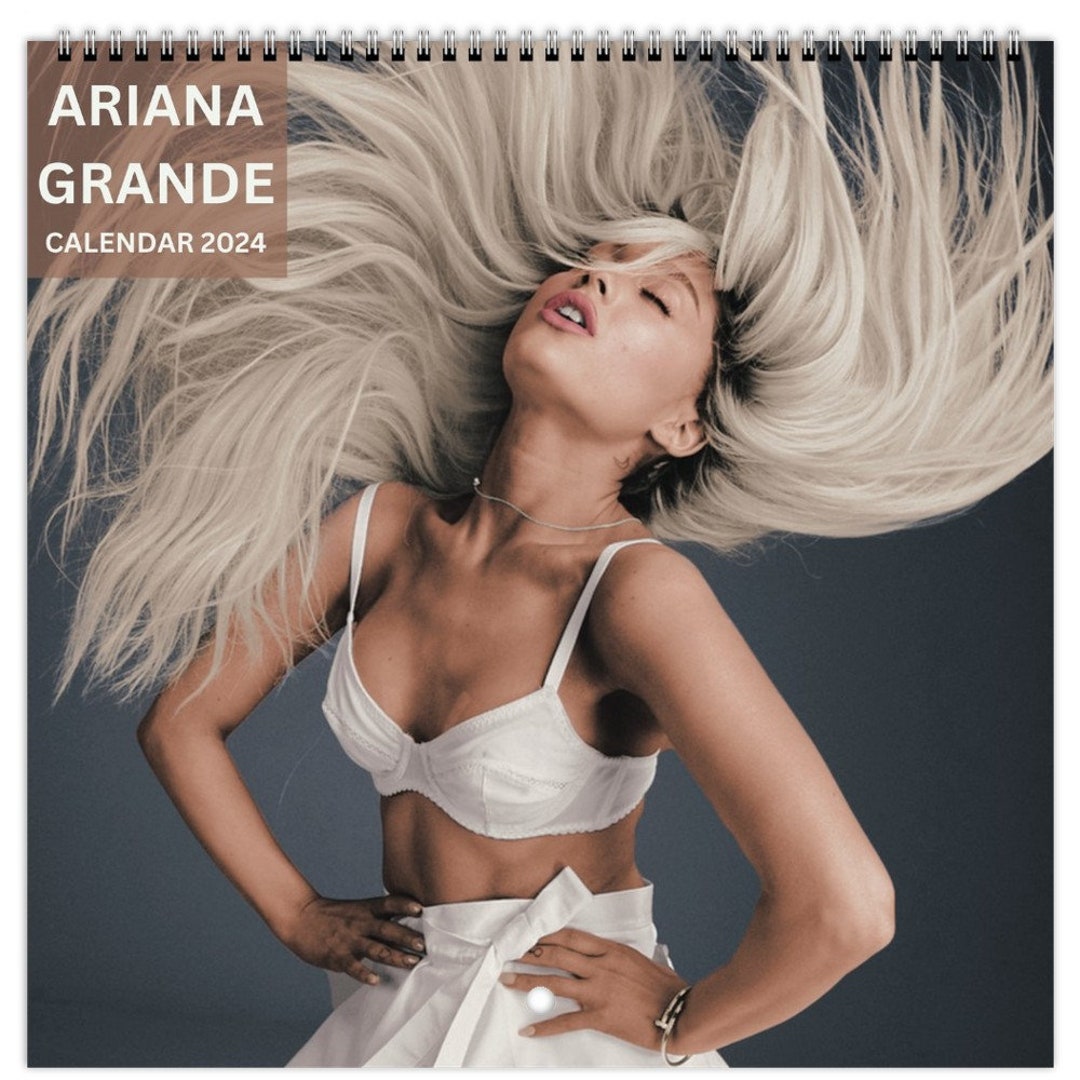 Ariana Grande Calendar 2024 Wall Calendar 2024 Celebrity Etsy