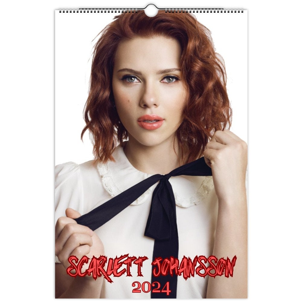 2025 Scarlett Johansson Calendar 2025 Black Widow Calendar Etsy Canada