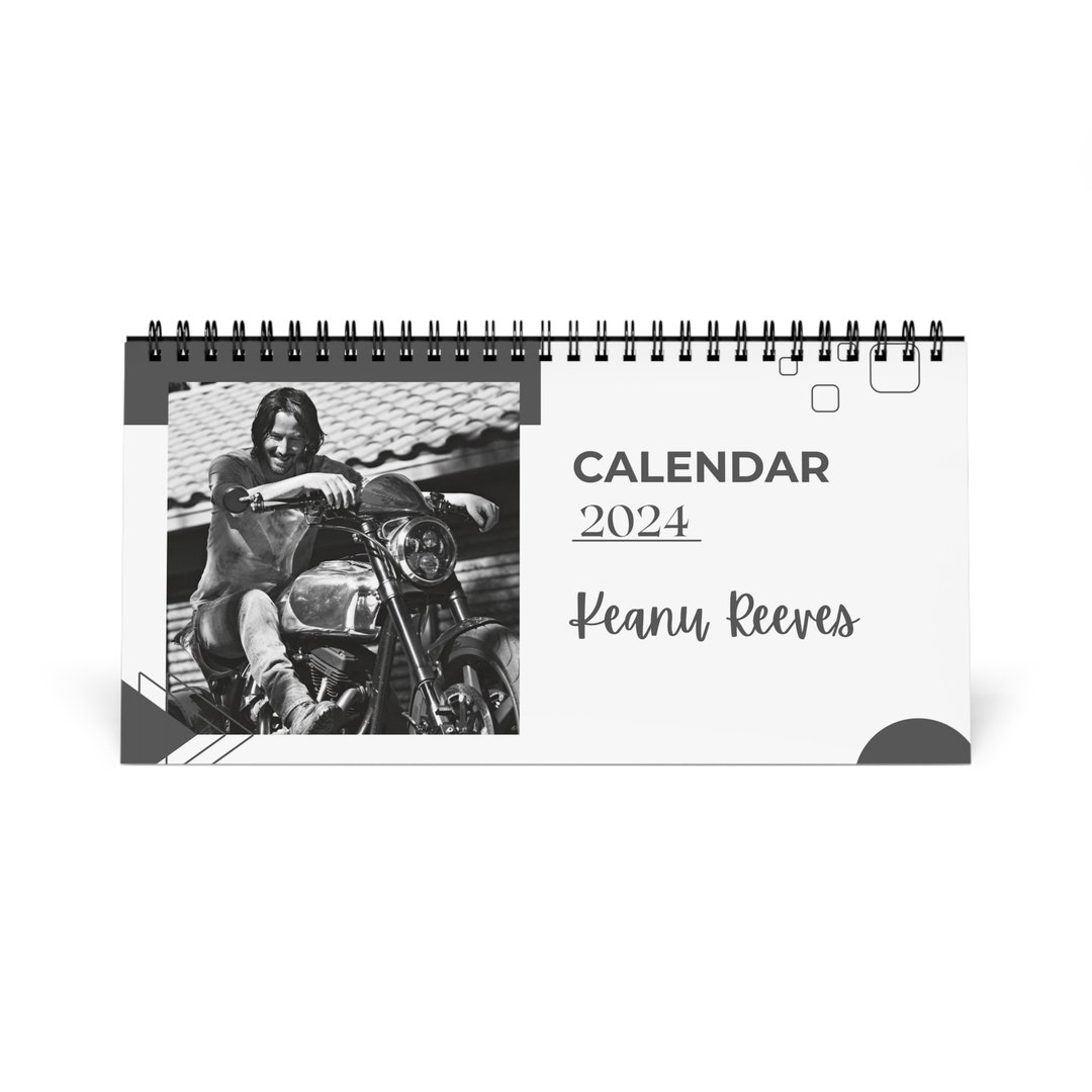 keanu-reeves-desk-calendar-calendar-2024-celebrity-etsy-australia