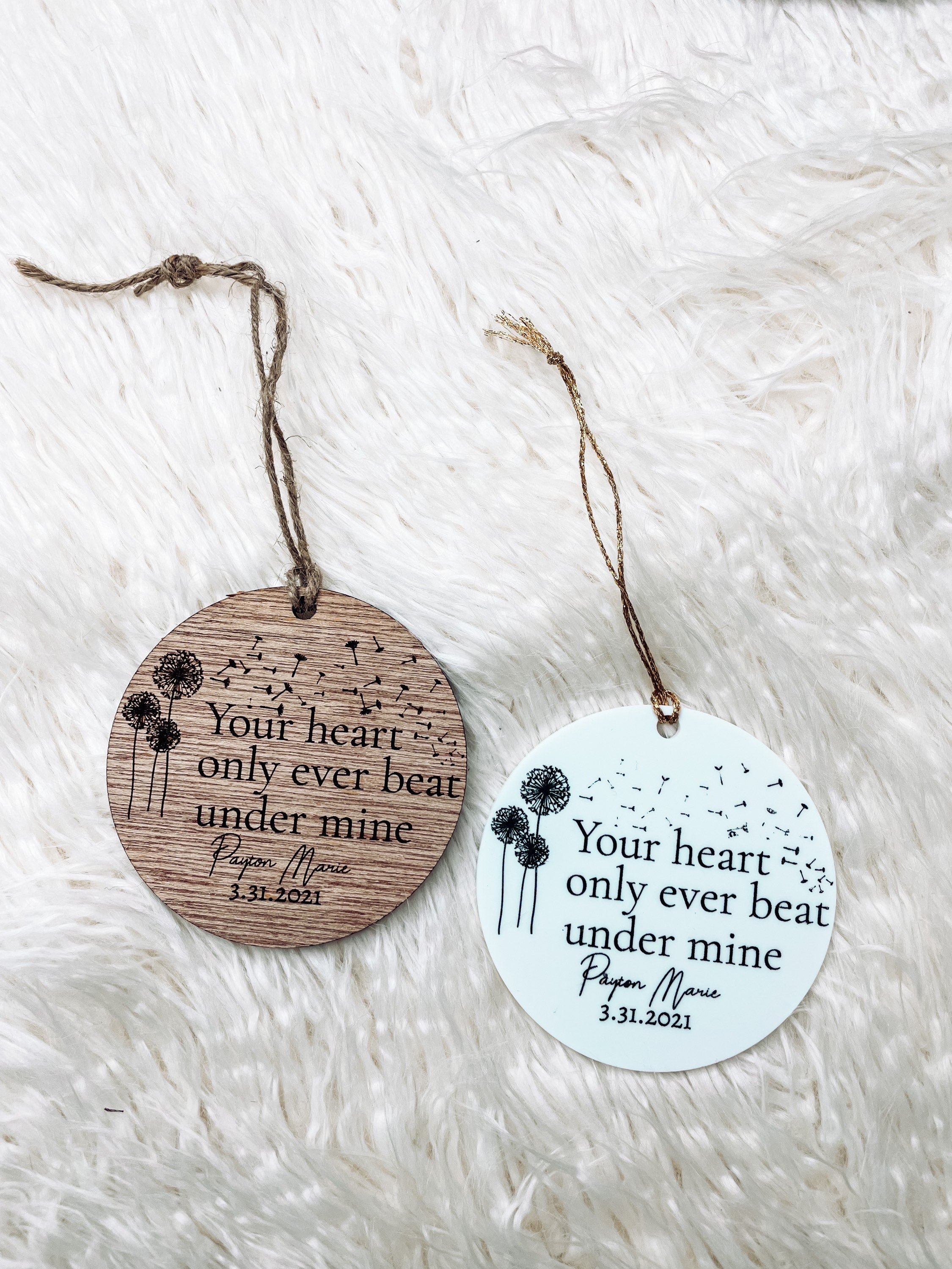 Miscarriage Christmas Ornament 
