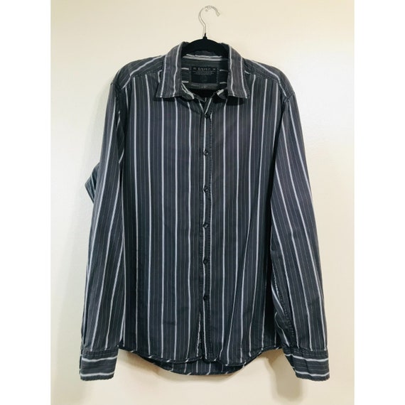 slim fit dress slacks Tailored Shirts for Men: Buy Black Stripe Dress Shirt Online | My Suit Tailor Regular / M main image 0