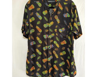 Chemise Robert Graham Homme, Bleu à Carreaux, Taille XL – Parfaite Pour Toutes Les Occasions !