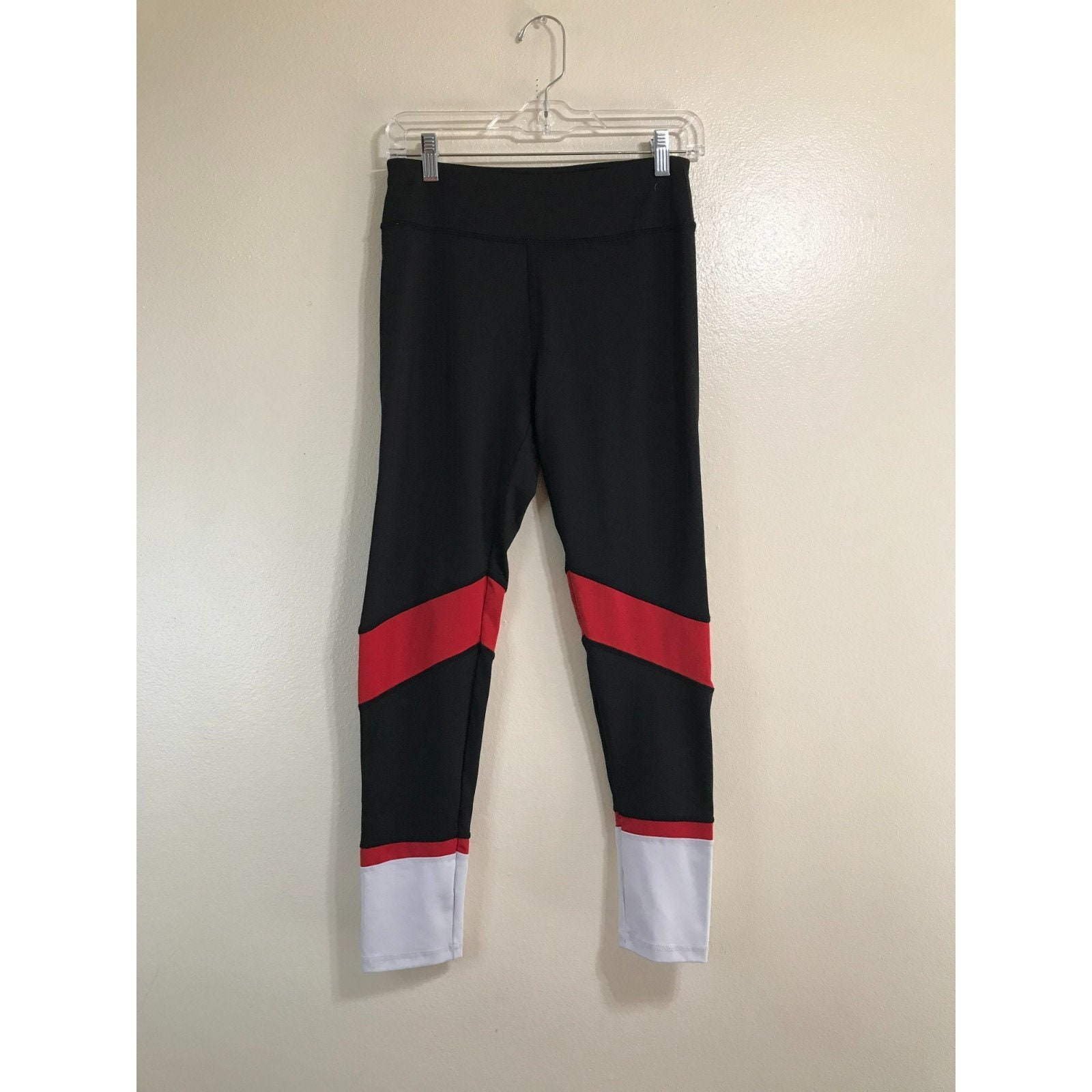 Adrienne Vittadini Sport Color Block Leggings, Size M - Main Image