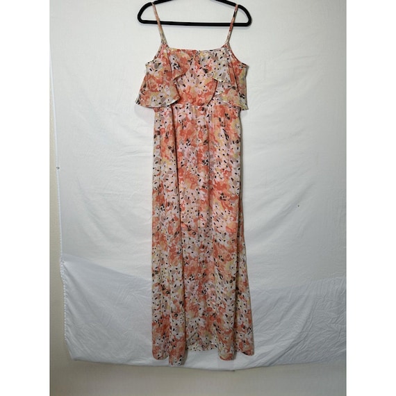 Cato Women's Floral Maxi Dress With Adjustable Straps Ruffle Bodice, Size M - Etsy Israel Cato Women's Floral Maxi Dress With Adjustable Straps Ruffle Bodice, Size M - Etsy Israel