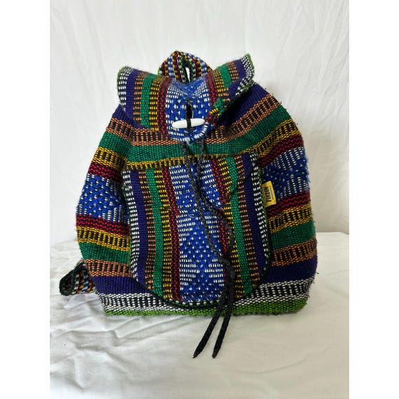 BOHO Hippie Pinzon Artesanias Handwoven Textile Colorful  display picture 1