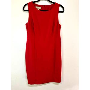Talbots Women&#39;s Sheath Dress Size 8P Fully Lined Holiday Back Zipper Knee Length