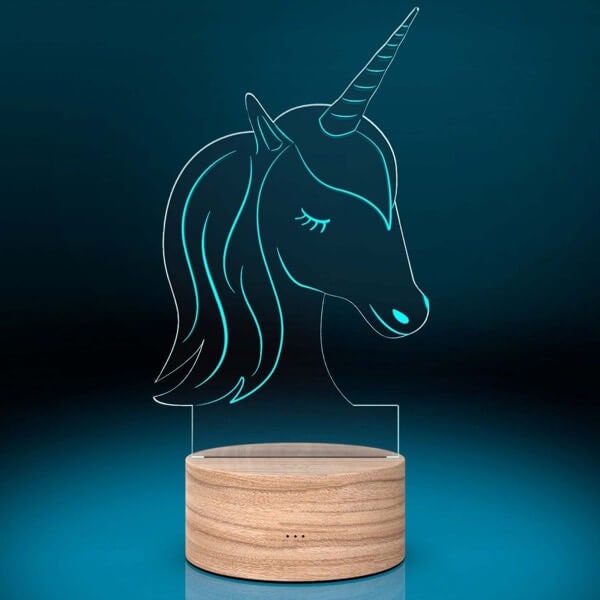 Potentiel ego Monograph LED Decorative Lamp Unicorn With Engraving Personal Gift - Etsy