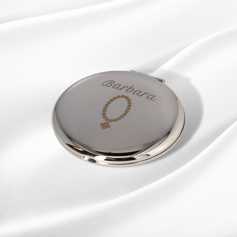 Philippi: High-quality pocket mirror with engraving image 1