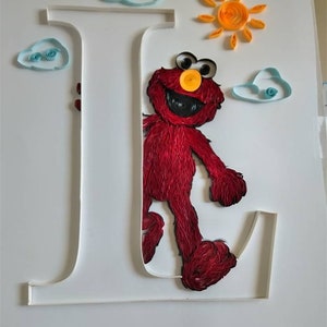 Elmo Letter L Monogram