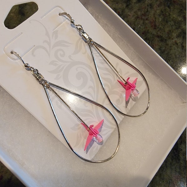 Mini origami earrings