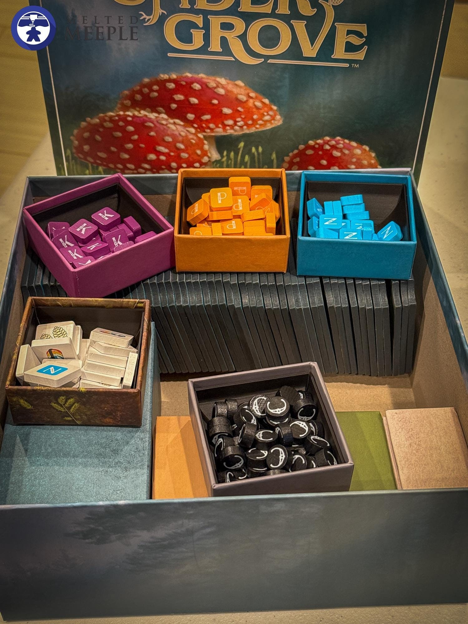 Undergrove Deluxe Game Resource Box Inserts (Game/Components NOT Included)