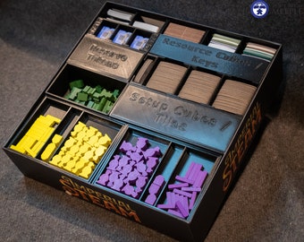 Imperial Steam Board Game Organizer Insert (Game NOT Included)