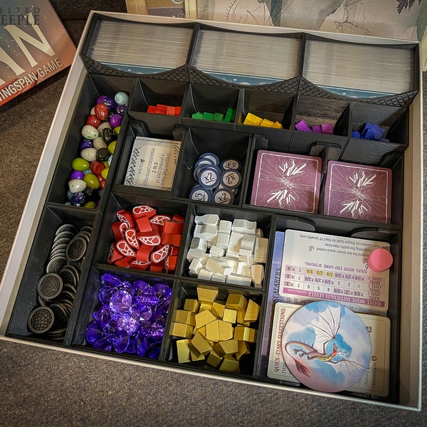 Wyrmspan Board Game Insert/Organizer (Game NOT included)