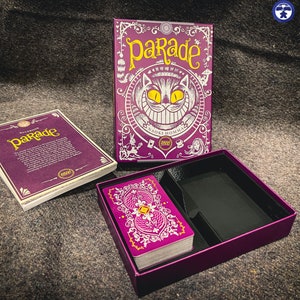 Inserto de caja para el juego de cartas Parade (juego NO incluido)